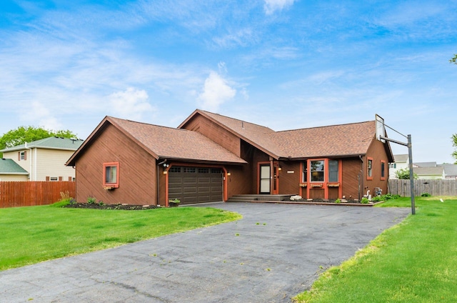 6392 Hilltop Ave, Reynoldsburg, OH 43068 - view of front of home featuring a garage, driveway, and a shingled roof