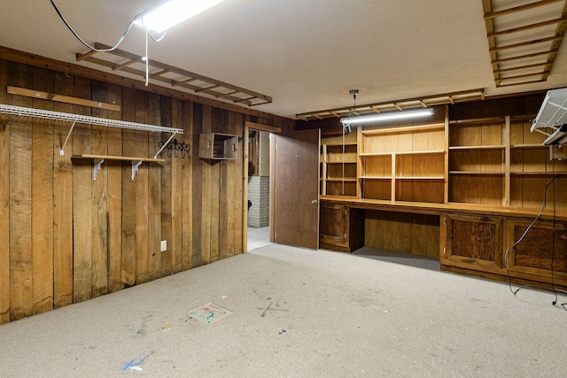 6392 Hilltop Ave, Reynoldsburg, OH 43068 - basement with wooden walls