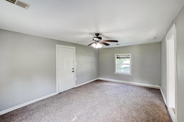 1036 State Route 247, Hillsboro, OH 45133 - carpeted empty room with a ceiling fan and baseboards