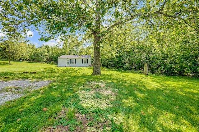 1036 State Route 247, Hillsboro, OH 45133 - view of grassy yard with a forest view