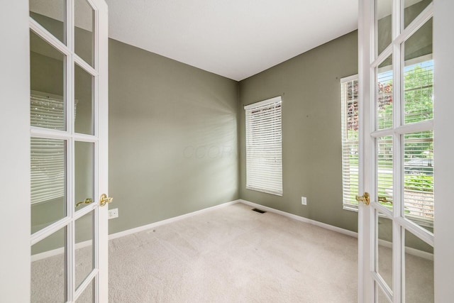 56 Dellenbaugh Loop, Etna, OH 43062 - carpeted spare room with french doors and baseboards