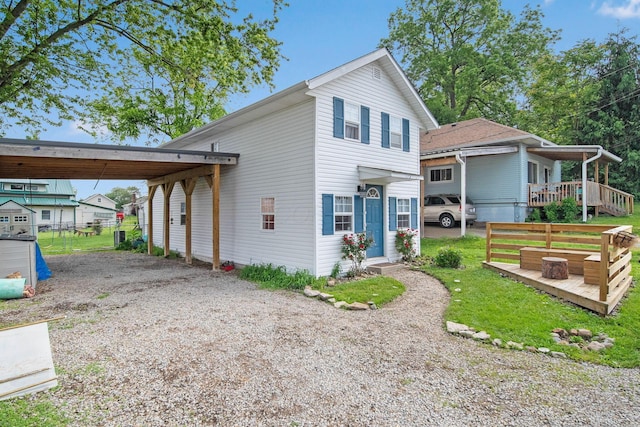 173 Highland Ave, Buckeye Lake, OH 43008 - view of front of home with driveway