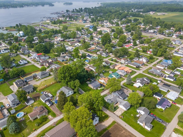 173 Highland Ave, Buckeye Lake, OH 43008 - aerial overview of property's location featuring a nearby body of water and nearby suburban area