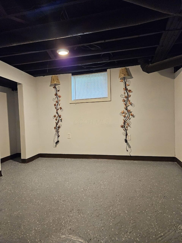 2889 E 12th Ave, Columbus, OH 43219 - below grade area featuring baseboards