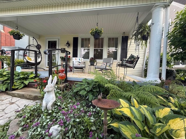 550 E Allen St, Lancaster, OH 43130 - view of porch