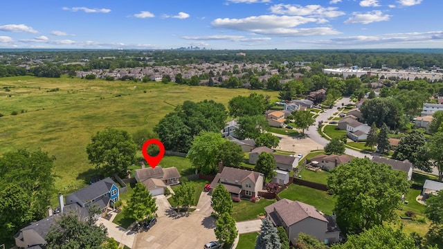 5690 Brinkley Ct, Columbus, OH 43235 - aerial view of property's location with nearby suburban area