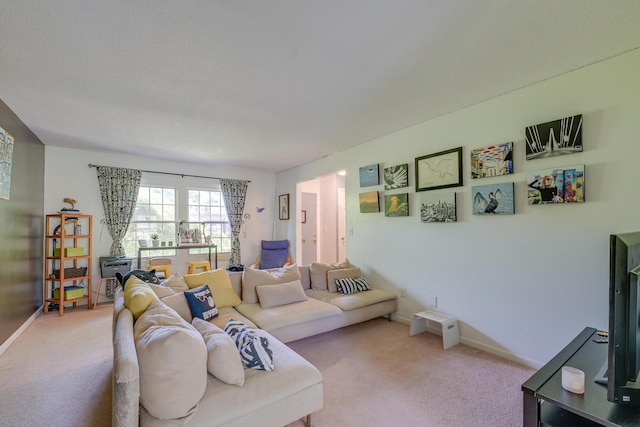 655 Providence Ave Unit 9-655J, Columbus, OH 43214 - carpeted living area with baseboards
