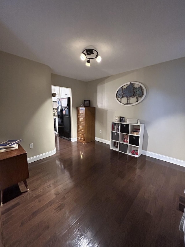 5321 Longshadow Dr, Westerville, OH 43081 - miscellaneous room featuring baseboards and wood finished floors