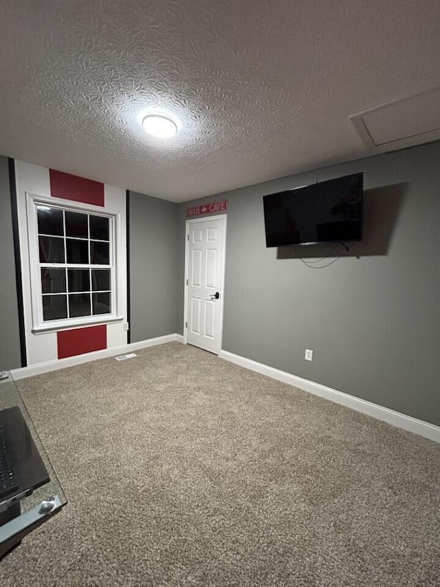 5321 Longshadow Dr, Westerville, OH 43081 - spare room with a textured ceiling, carpet floors, and baseboards