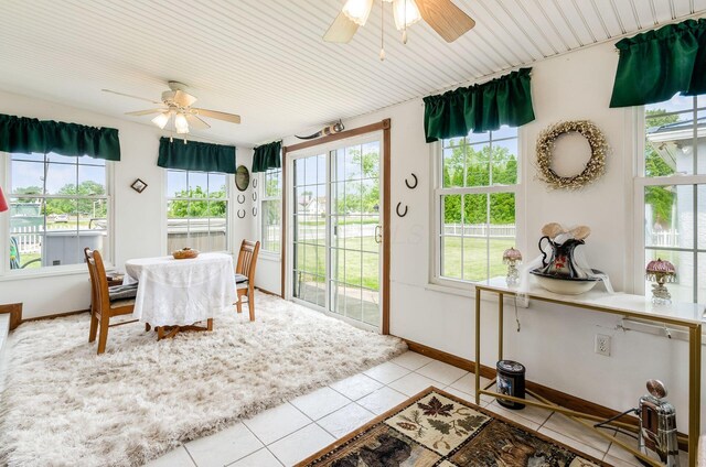 52 Amsterdam Ave, Columbus, OH 43207 - dining room featuring a ceiling fan and healthy amount of natural light