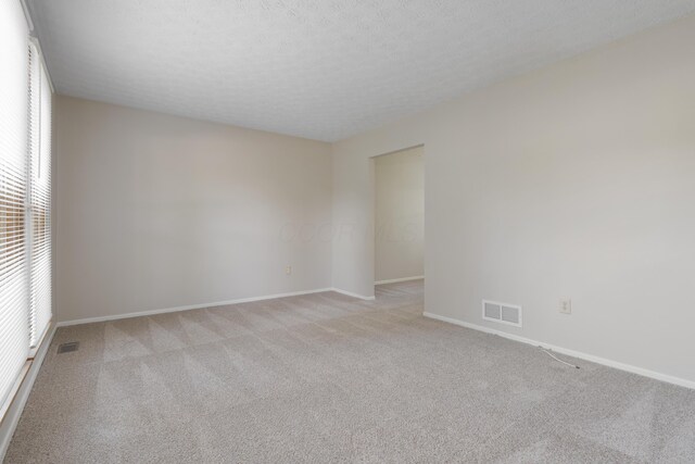 3456 Merrydawn Dr, Columbus, OH 43221 - spare room featuring light carpet, baseboards, and a textured ceiling