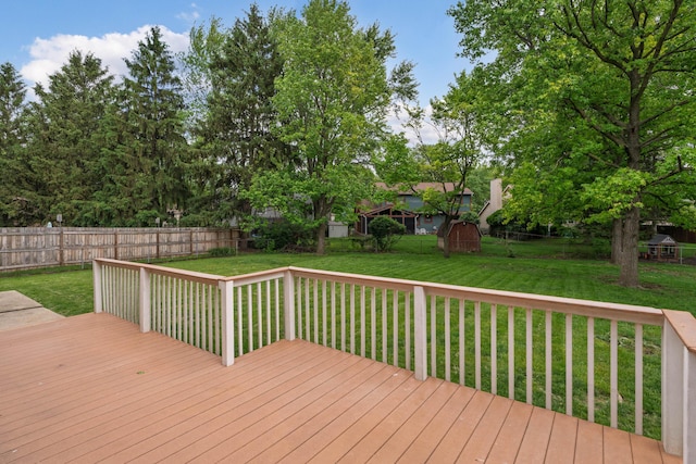 3456 Merrydawn Dr, Columbus, OH 43221 - view of wooden terrace