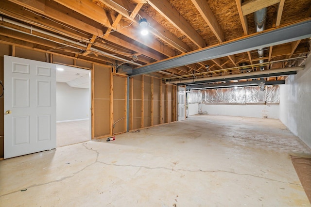 857 Village Dr, Delaware, OH 43015 - view of unfinished below grade area