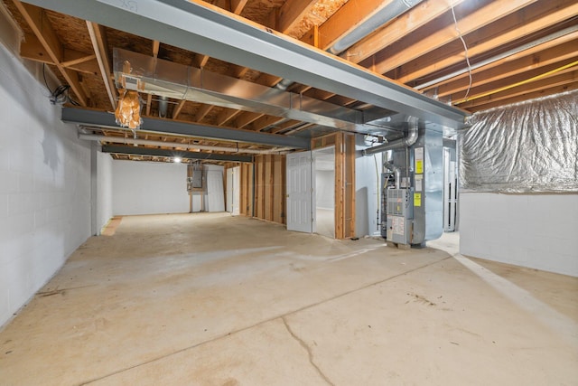 857 Village Dr, Delaware, OH 43015 - unfinished below grade area featuring heating unit