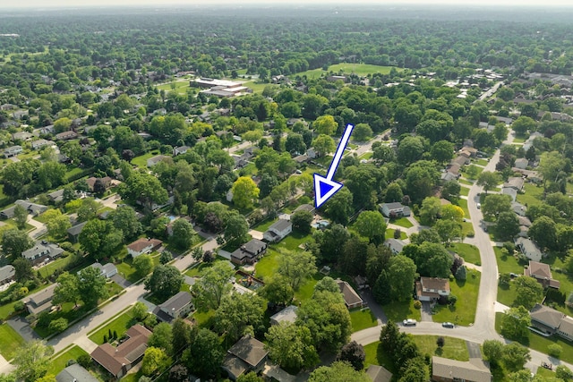 1332 Castleton Rd N, Columbus, OH 43220 - aerial perspective of suburban area