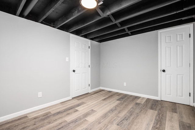 2280 Velma Ave, Columbus, OH 43211 - finished below grade area featuring wood finished floors and baseboards