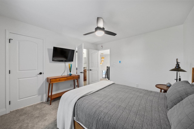 5781 Glendavon Loop, Dublin, OH 43016 - carpeted bedroom featuring a ceiling fan