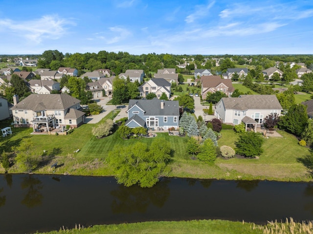 5781 Glendavon Loop, Dublin, OH 43016 - aerial view of residential area featuring a large body of water