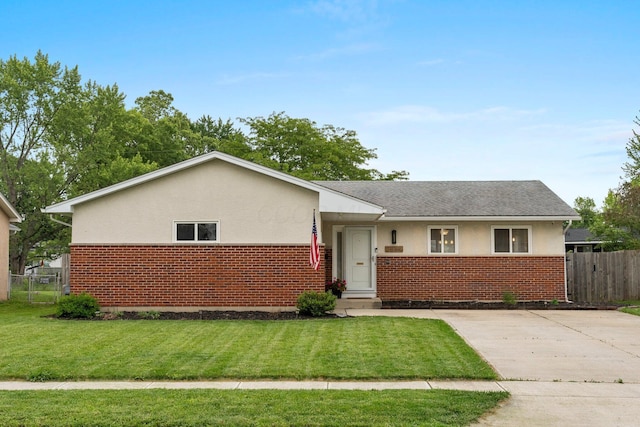 3544 Devin Rd, Grove City, OH 43123 - view of front of house with stucco siding, brick siding, and concrete driveway