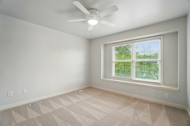 273 Blue Jacket Cir, Pickerington, OH 43147 - carpeted spare room with baseboards and a ceiling fan