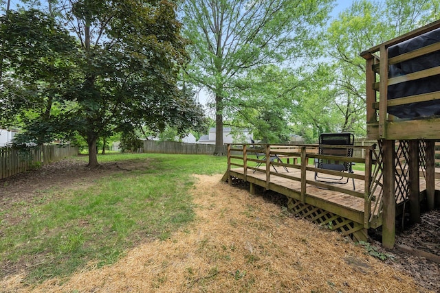 4373 Valley Quail Blvd S, Westerville, OH 43081 - view of yard featuring a deck