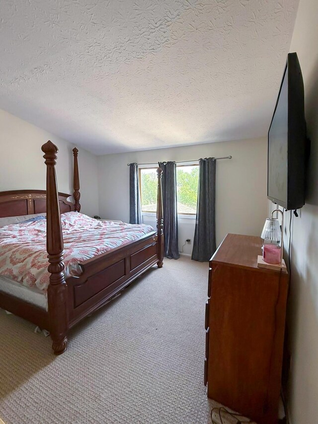 3243 Brookview Way Unit 68, Columbus, OH 43221 - bedroom featuring light colored carpet and a textured ceiling