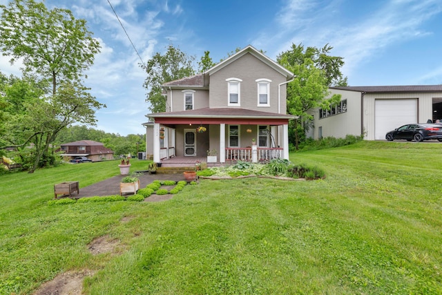 1904 Cedar Hill Rd, Lancaster, OH 43130 - view of front of house with a porch and a front yard