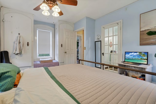 1904 Cedar Hill Rd, Lancaster, OH 43130 - bedroom with ceiling fan