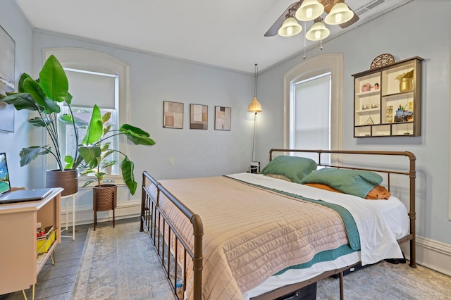 1904 Cedar Hill Rd, Lancaster, OH 43130 - bedroom featuring ceiling fan and baseboards