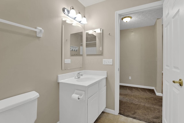 108 Shelbourne Forest Way, Delaware, OH 43015 - bathroom with vanity, toilet, and baseboards