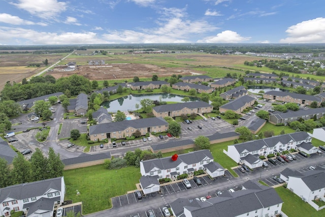 6022 Brice Park Dr Unit 17D, Canal Winchester, OH 43110 - aerial view of property and surrounding area featuring a large body of water and nearby suburban area