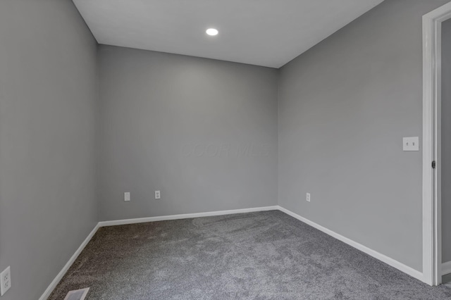 6022 Brice Park Dr Unit 17D, Canal Winchester, OH 43110 - carpeted empty room with baseboards and recessed lighting
