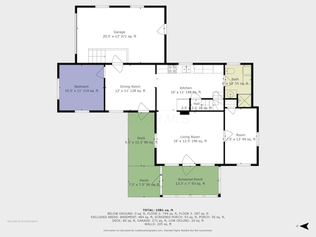 101 Meadow Ln, Gambier, OH 43022 - view of property floor plan