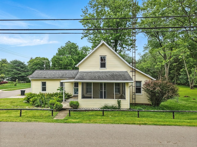 101 Meadow Ln, Gambier, OH 43022 - view of front of home with covered porch and a shingled roof