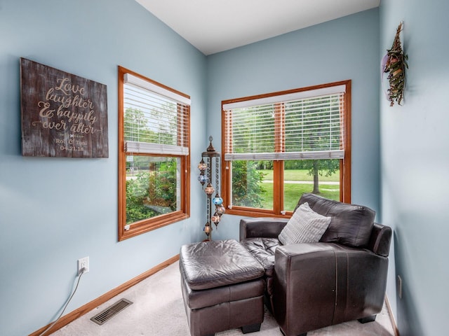 1397 Horseshoe Rd, Delaware, OH 43015 - sitting room featuring carpet floors and baseboards