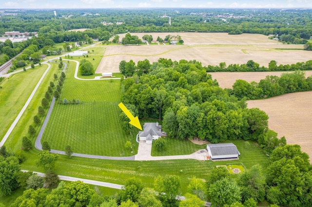 1397 Horseshoe Rd, Delaware, OH 43015 - overview of rural landscape with extensive farmland