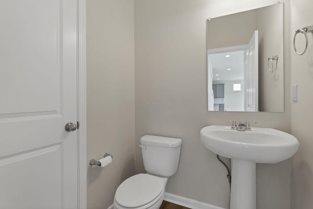 211 Whitetail Trl, Johnstown, OH 43031 - half bathroom with toilet and a sink