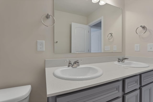 211 Whitetail Trl, Johnstown, OH 43031 - bathroom featuring double vanity and toilet
