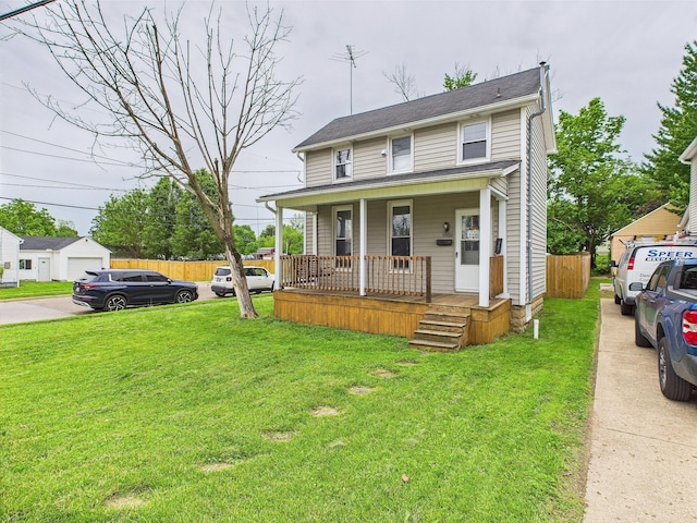 1708 Cedar Hill Rd, Lancaster, OH 43130 - view of front of house with covered porch