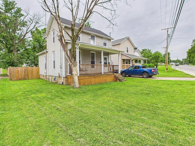 1708 Cedar Hill Rd, Lancaster, OH 43130 - view of front of house with covered porch