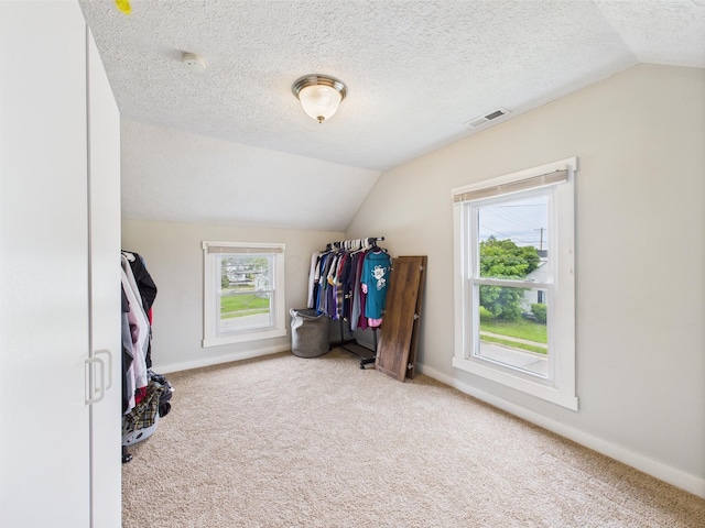 1708 Cedar Hill Rd, Lancaster, OH 43130 - spacious closet featuring lofted ceiling and carpet floors