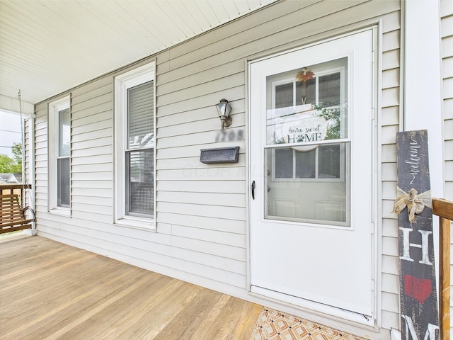 1708 Cedar Hill Rd, Lancaster, OH 43130 - doorway to property featuring a porch