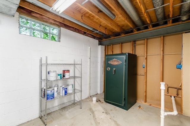 3248 Medoma Dr, Columbus, OH 43204 - basement featuring concrete block wall