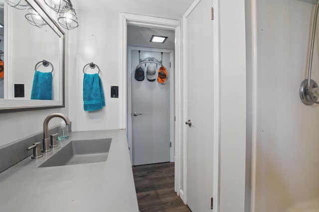 1282 Taylortown Rd, Mansfield, OH 44903 - bathroom featuring wood finished floors and vanity