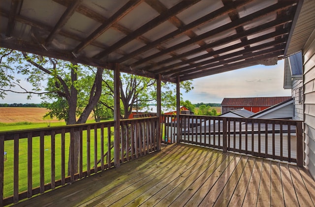 1282 Taylortown Rd, Mansfield, OH 44903 - deck with a lawn