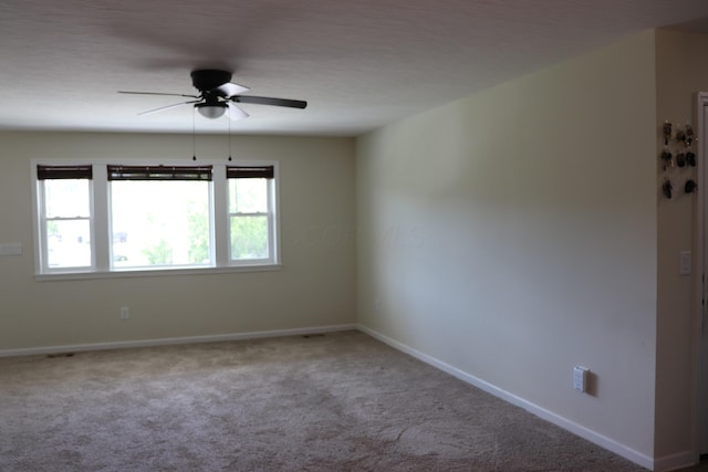 187 Twin Creek Way, Lancaster, OH 43130 - carpeted empty room featuring a ceiling fan and baseboards
