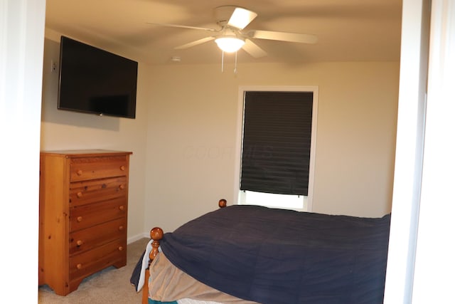 187 Twin Creek Way, Lancaster, OH 43130 - bedroom with carpet, a ceiling fan, and baseboards