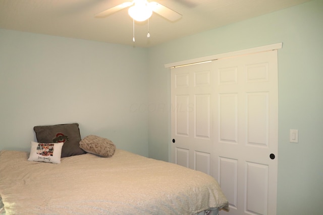 187 Twin Creek Way, Lancaster, OH 43130 - bedroom featuring a ceiling fan