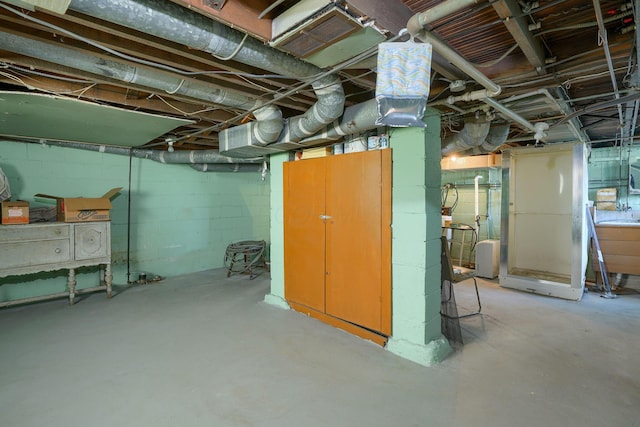 1431 S Ohio Ave, Columbus, OH 43206 - view of unfinished below grade area