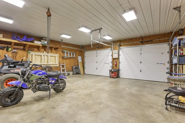 14609 Hock Hocking Rd, Logan, OH 43138 - garage with a garage door opener